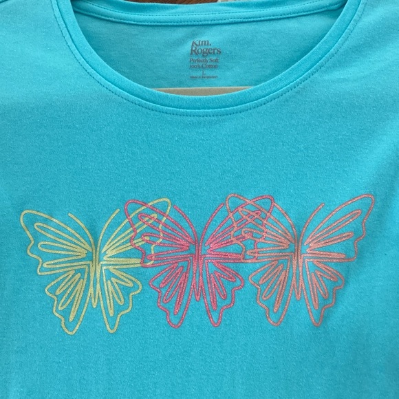 Kim Rogers Butterfly T-shirt - Picture 3 of 5